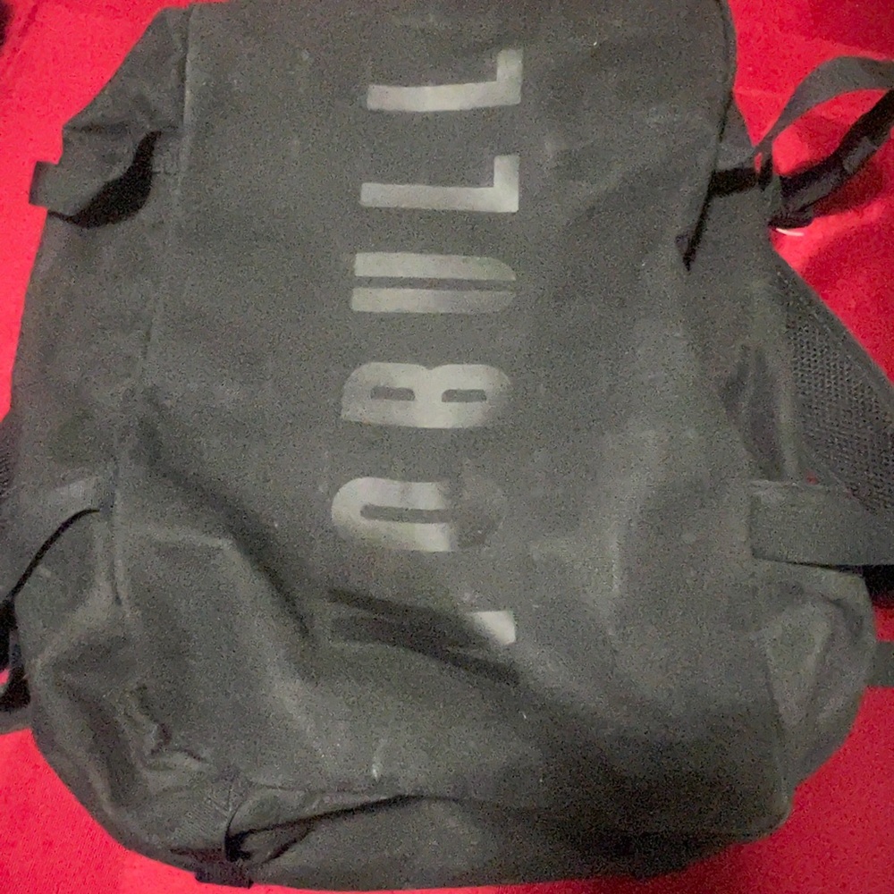 NOBULL WAXED CANVAS DUFFLEBACK BLACK
